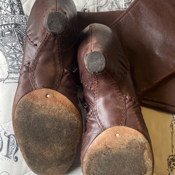Corso Como Brown Leather handmade in Brazil boots - Picture 8 of 10